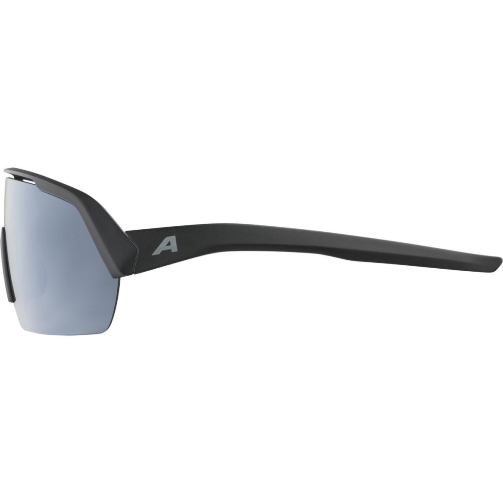 Alpina Turbo HR Q-Lite Glasses - black matt/mirror blue