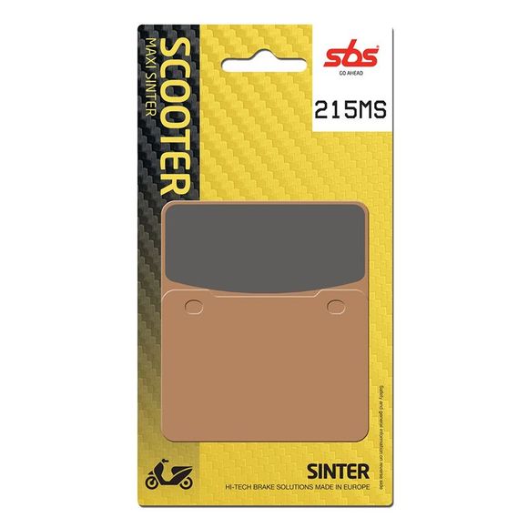 SBS 15MS Sinter Sintered Metal Front brake padsRef: SBS15MS / 215100