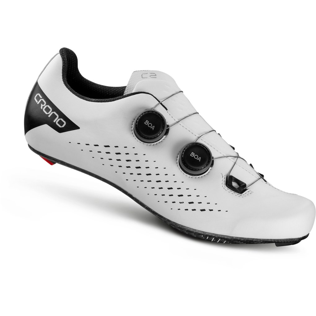 Crono CR2 Road Shoes - White | Full Carbon Sole