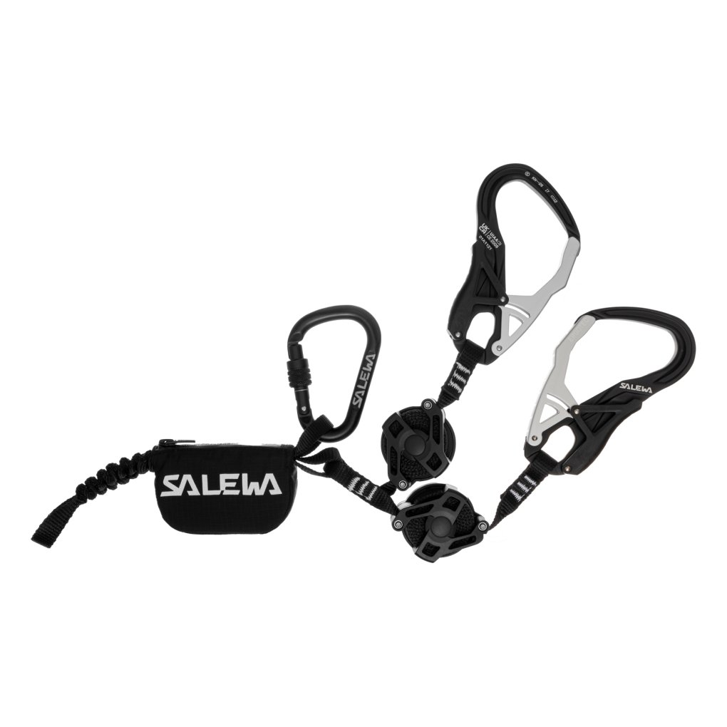 Salewa Ergo Zip - Via Ferrata Set - black 0900