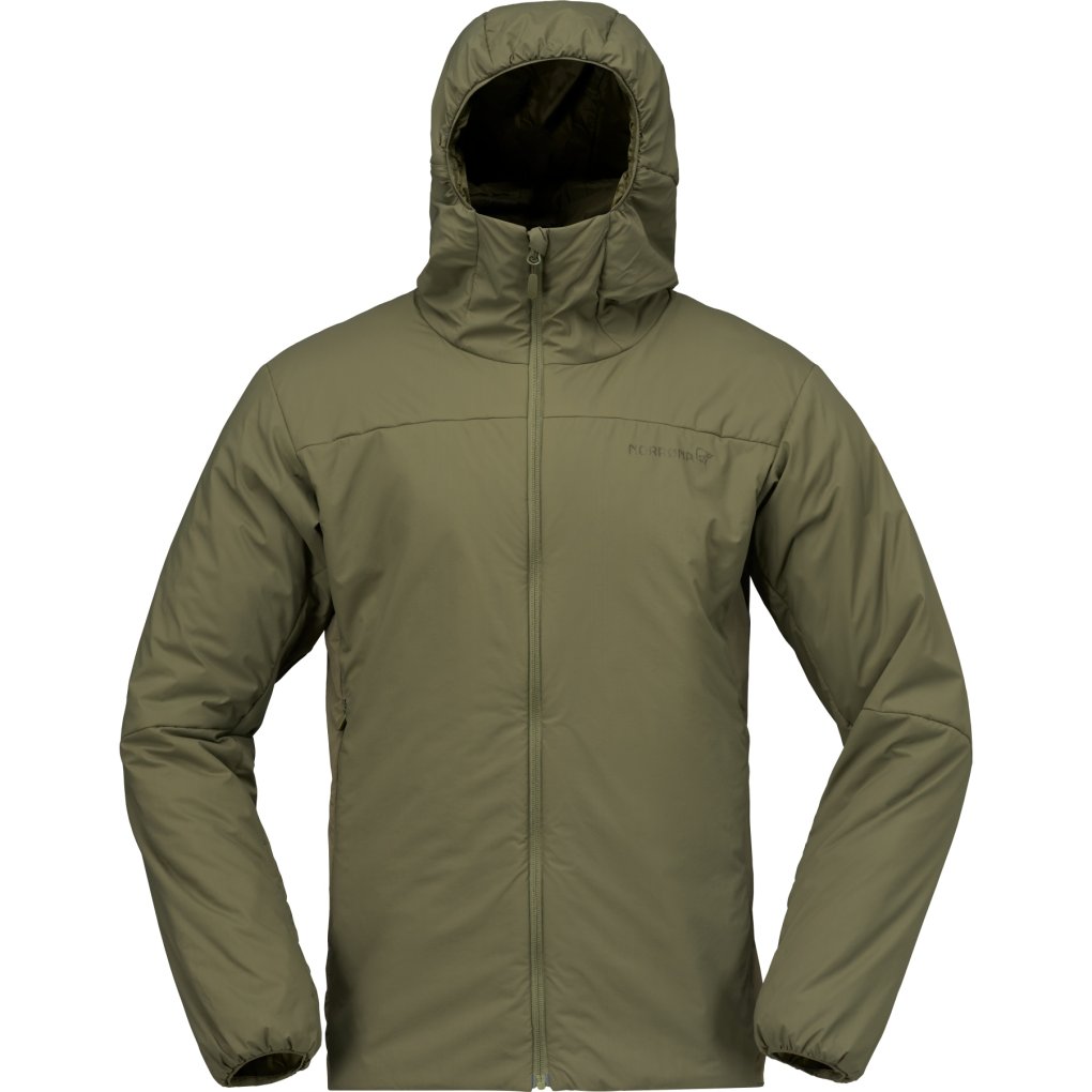 Norrona femund thermo60 Zip Hood Jacket Men - Olive Night