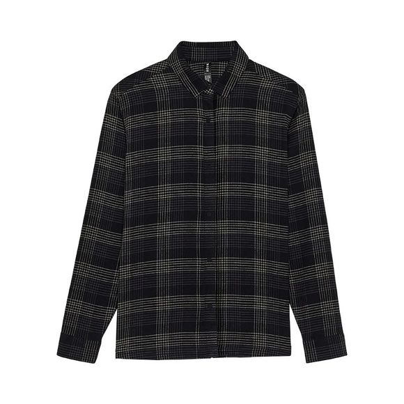 Fox survivalist stretch flannel women's shirt - blackRef: FX5026