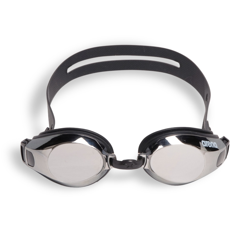 arena Zoom X-Fit Mirror Swimming Goggles - Silver/Black/Black