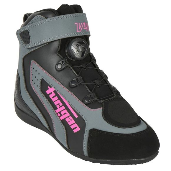 Furygan V4 Easy Lady D3O ® Waterproof Motorcycle Sneakers - Black / PinkRef: FU1188