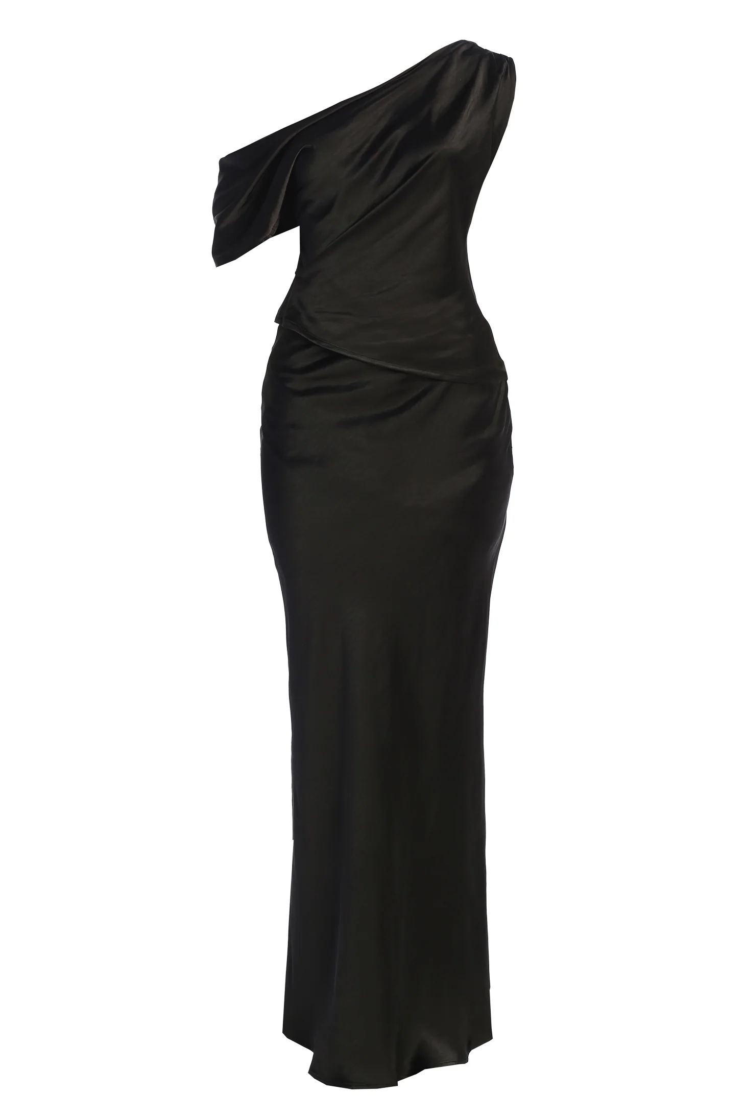 Black Rosi Asymmetrical Top