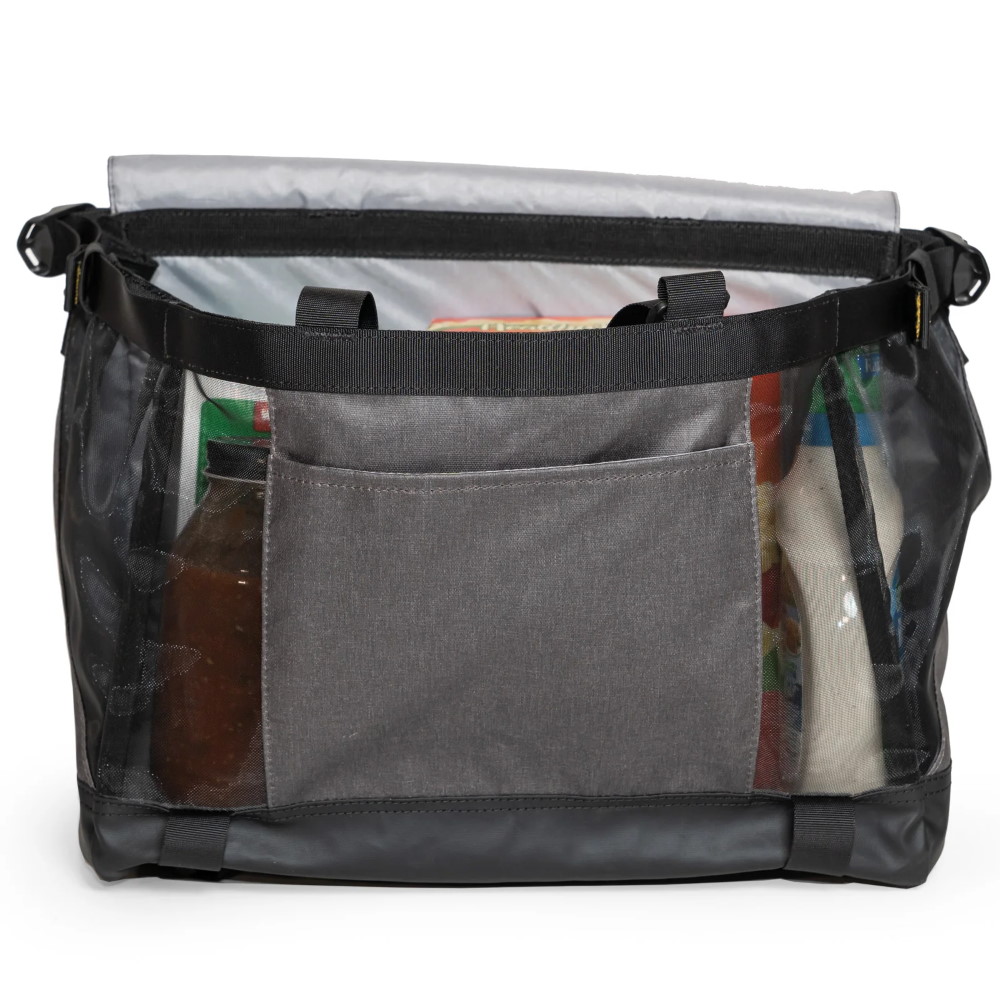 Burley Travoy Upper Market Bag - 22L - dark grey