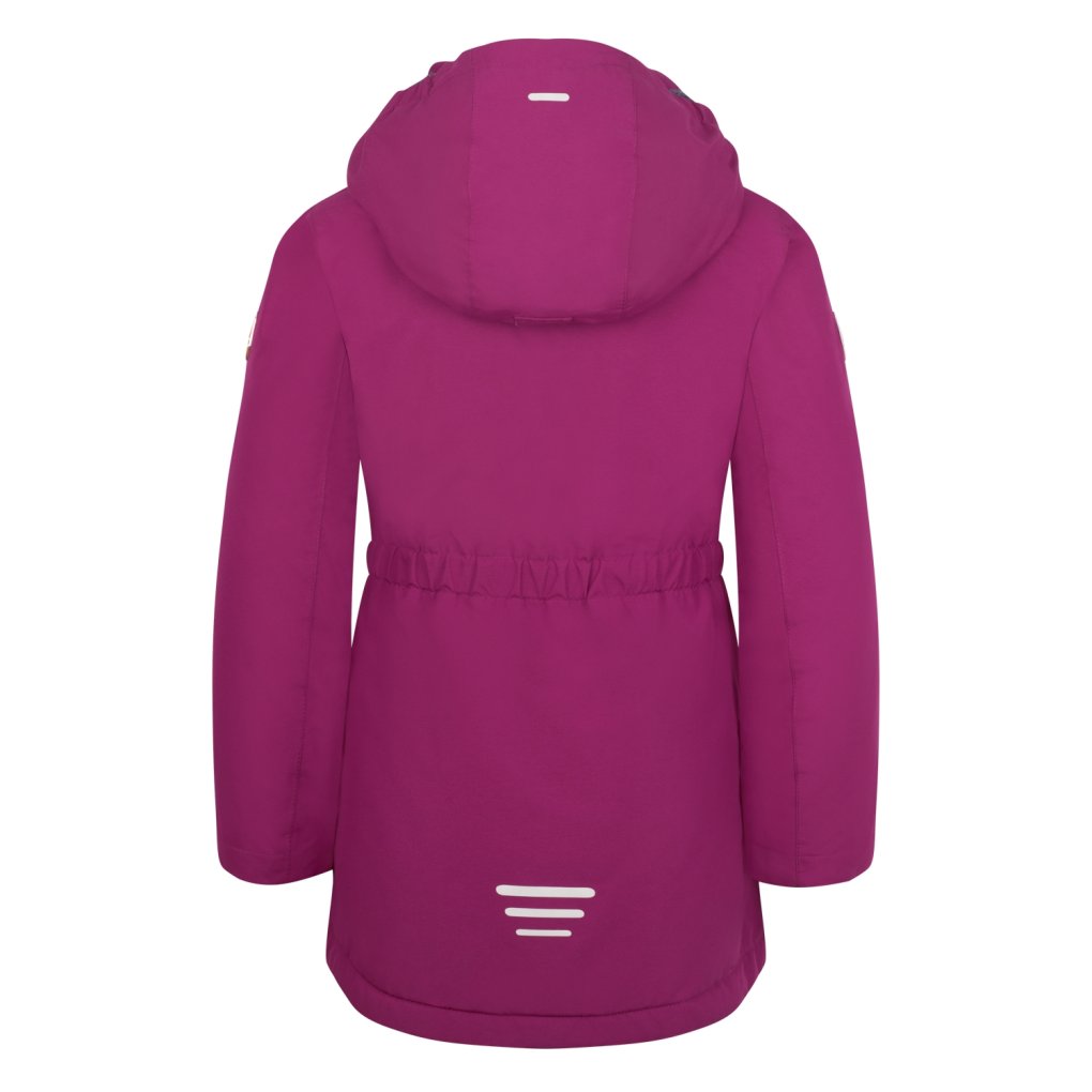 Trollkids Alesund Waterproof Down Coat Girls - Plum/Navy