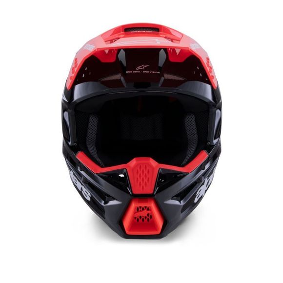 Casque cross Alpinestars S-M3 RADIUM 2026 - Noir / RougeRef : AP3962