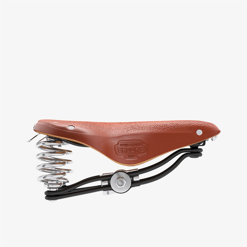 Brooks B66 Bend Leather Saddle - honey