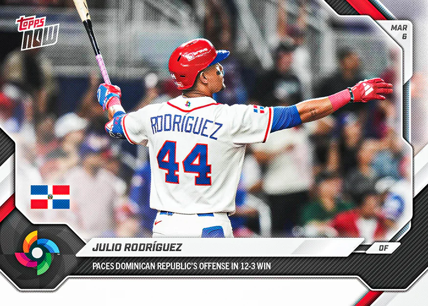 Julio Rodríguez - 2026 World Baseball Classic Topps NOW® - Card 7
