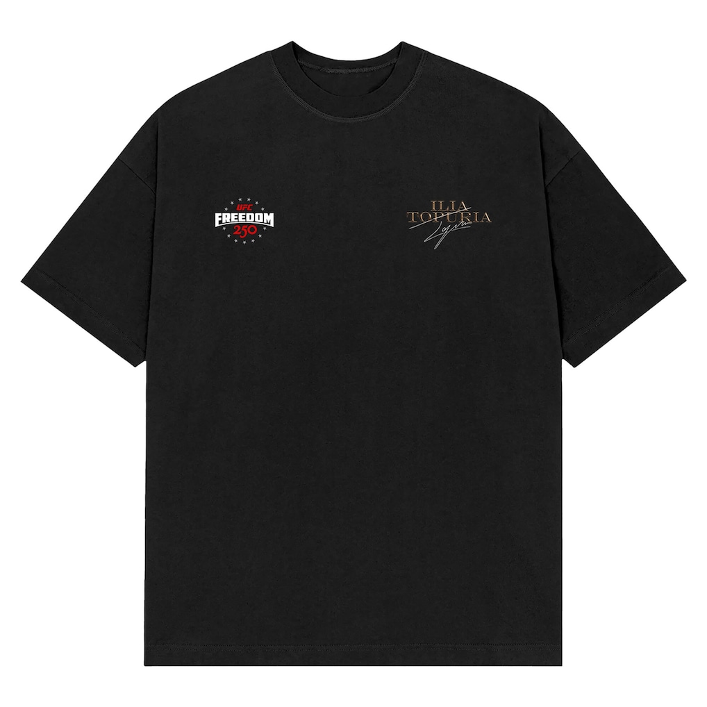 UFC Ilia Topuria UFC Freedom 250 T-Shirt - Black - Mens