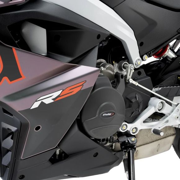 Protection Moteur Puig Kit de 2 pare-carters - NoirAPRILIA 457 RS 457 - 2024 - 2025Ref : PUI0884 / 22248N