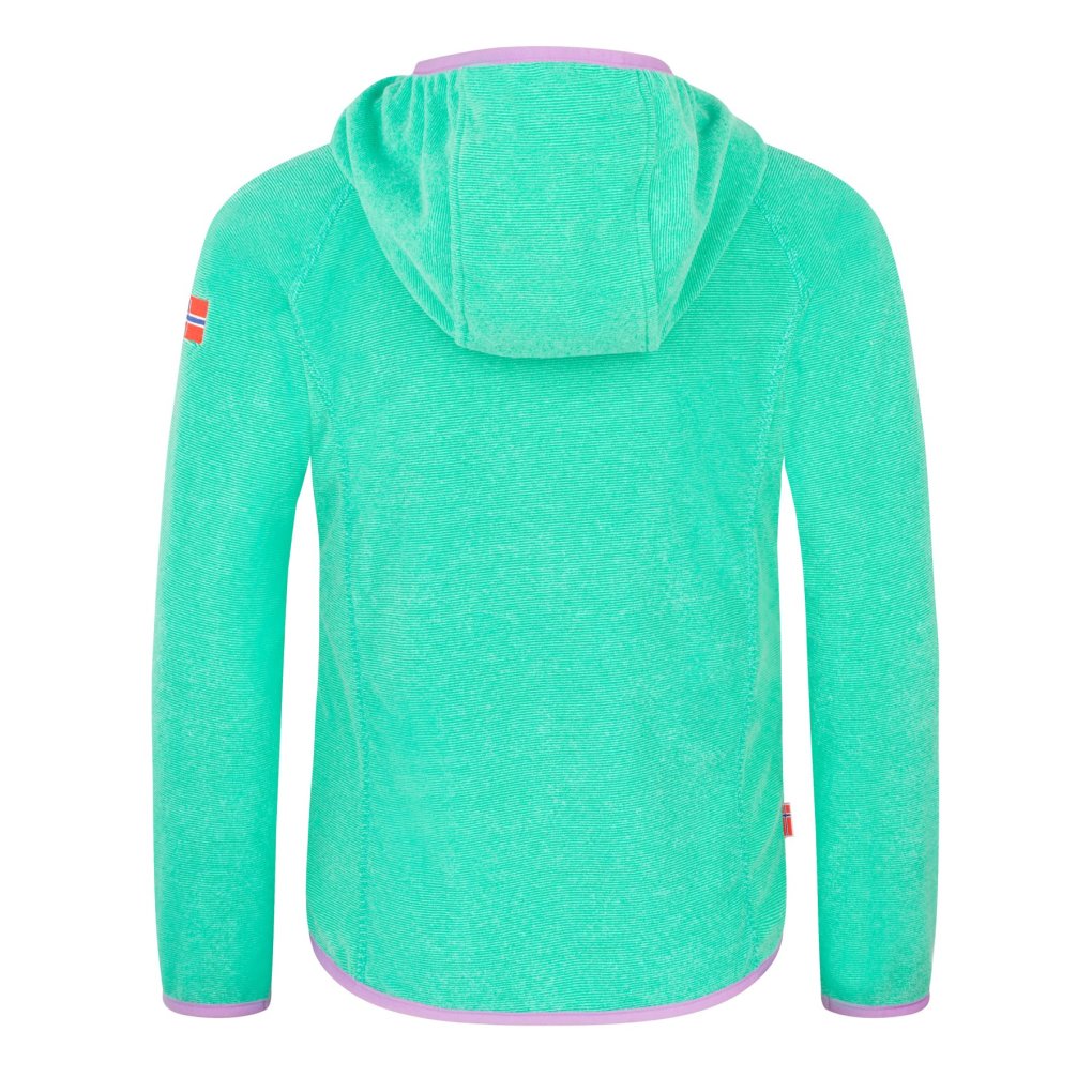 Trollkids Sandefjord Jacket Girls - Aquamarine/Violet Sorbet