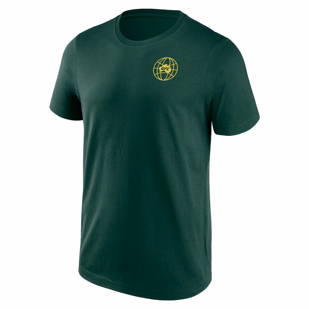 UFC Australia Hemisphere T-Shirt - Dark Green - Mens