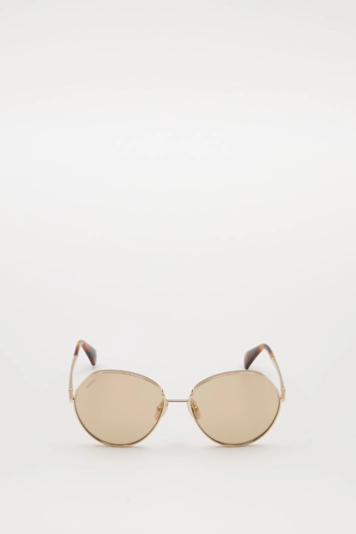 Round metal sunglasses - GOLD