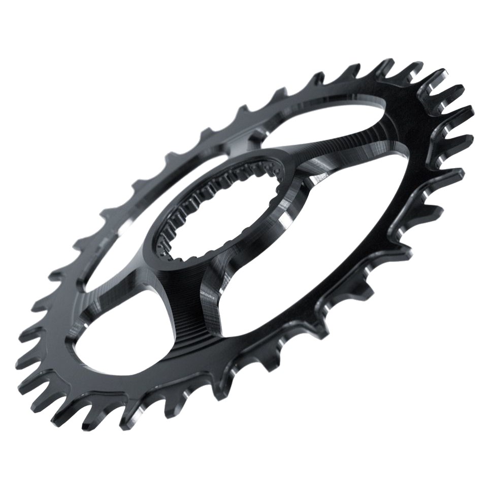 Garbaruk Melon MTB Chainring - Direct Mount / Oval / Narrow-Wide - for Shimano XTR M9100 / MT900 - black
