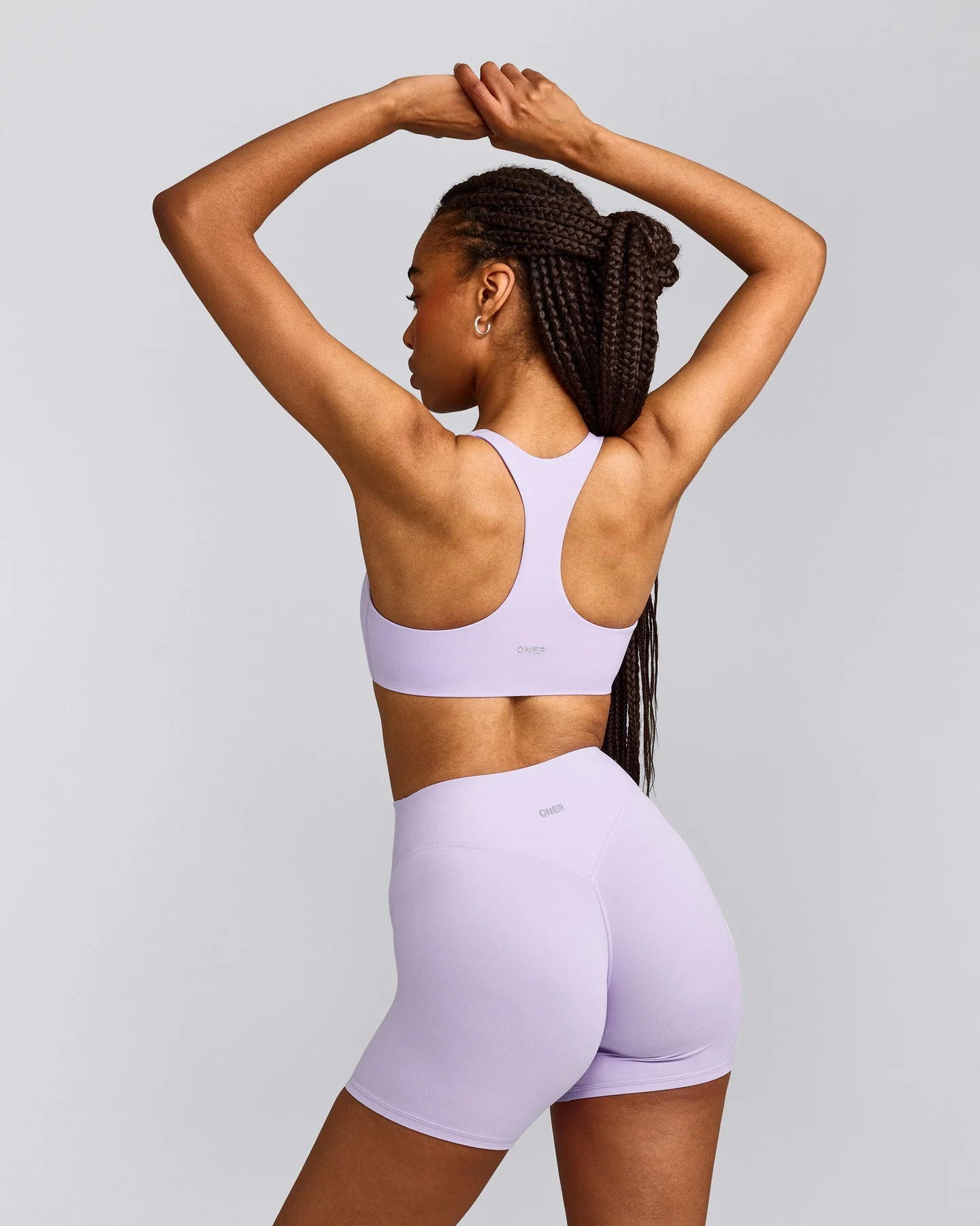 SoftMotion™ Bralette with Grey Logo | Lavender Purple