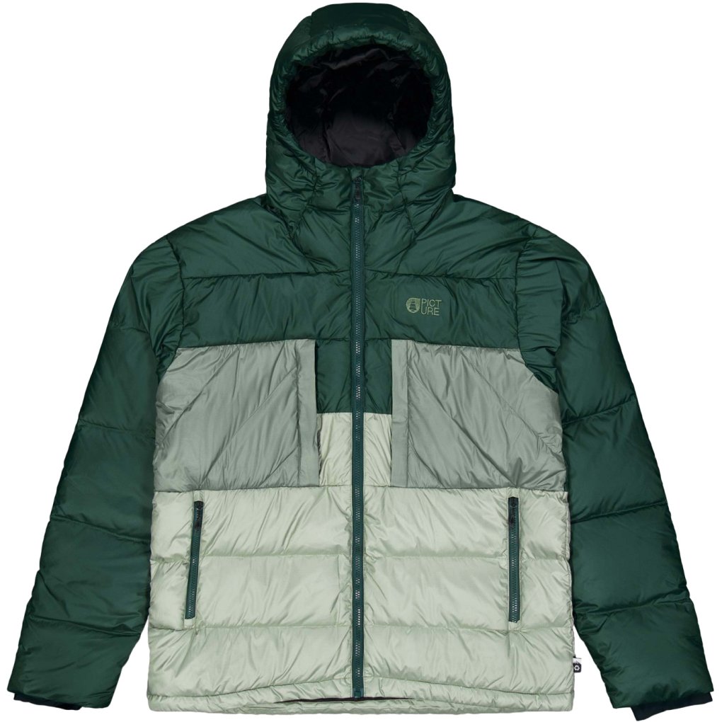 Picture Hi Puff Down Jacket Men - Ponderosa Pine Laurel Wreath Shadow
