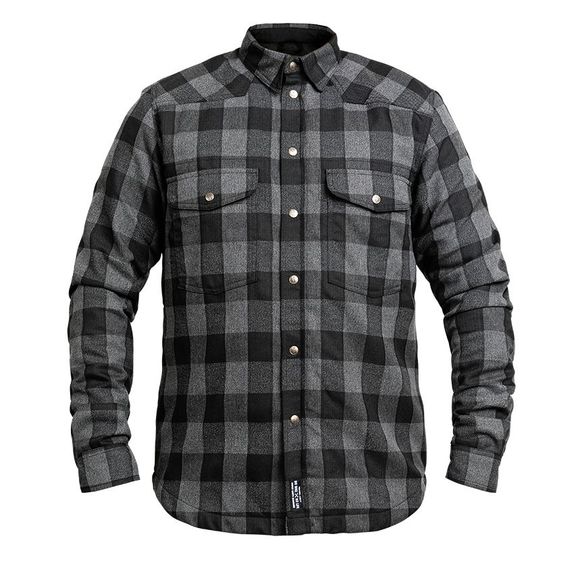 Motorcycle Overshirt John Doe MOTOSHIRT - Gray / BlackRef: JDE0004