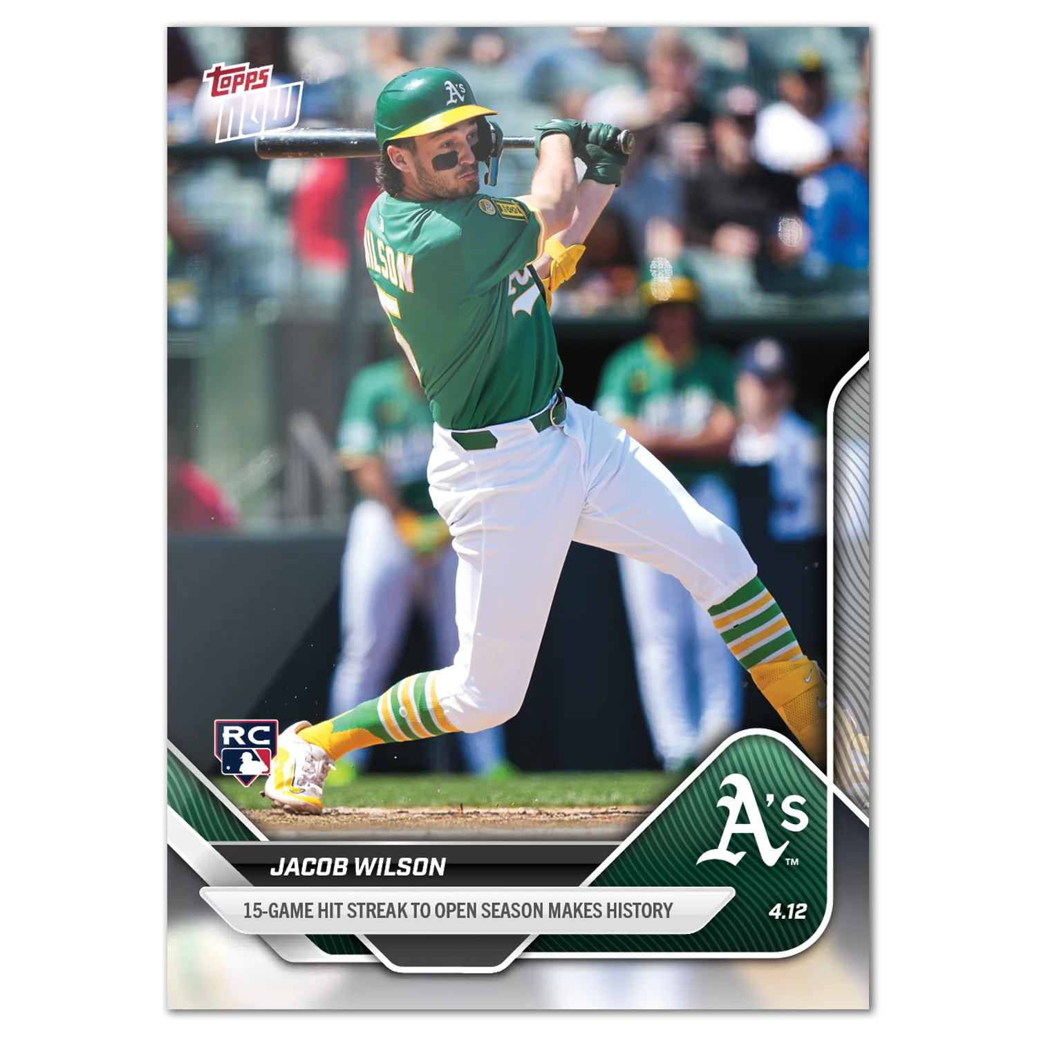 Jacob Wilson - 2025 MLB Topps NOW® - Card 61