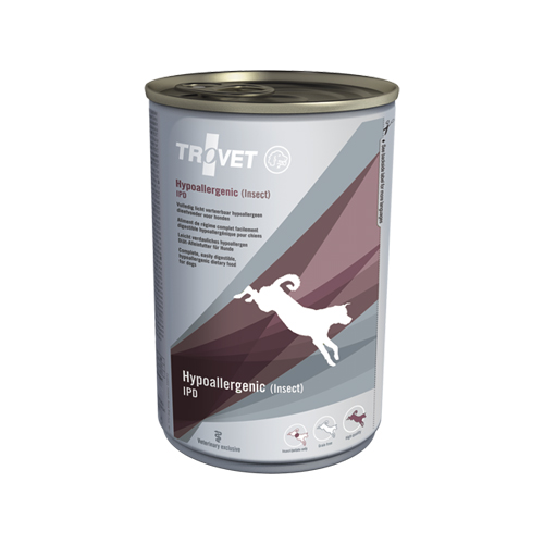 TROVET Hypoallergenic IPD (Insect) Dog - 6 x 400g tins