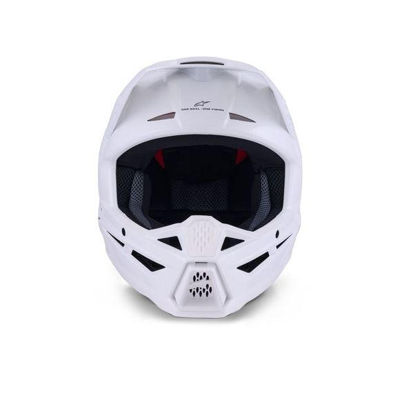 Casque cross Alpinestars S-M3 SOLID 2025 - BlancRef : AP3958