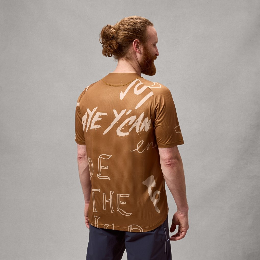 Endura Singletrack Print Short Sleeve T-Shirt Men - trail bronze