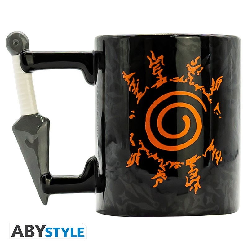 NARUTO SHIPPUDEN Mug 3D handle Kunai Konoha