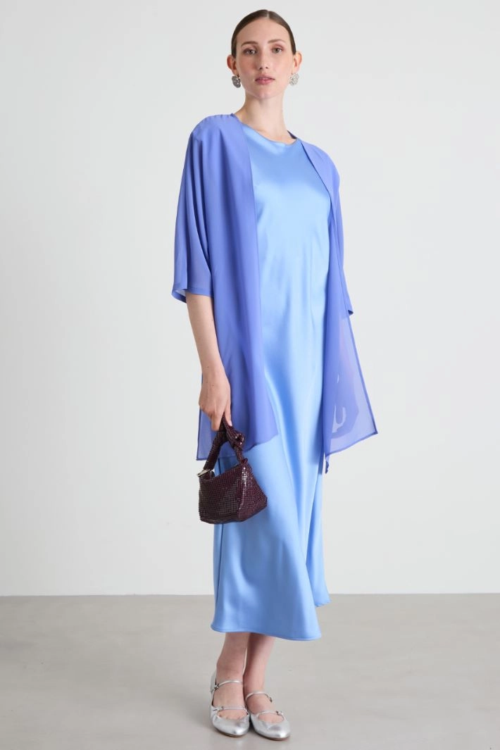 Georgette shawl - LILAC