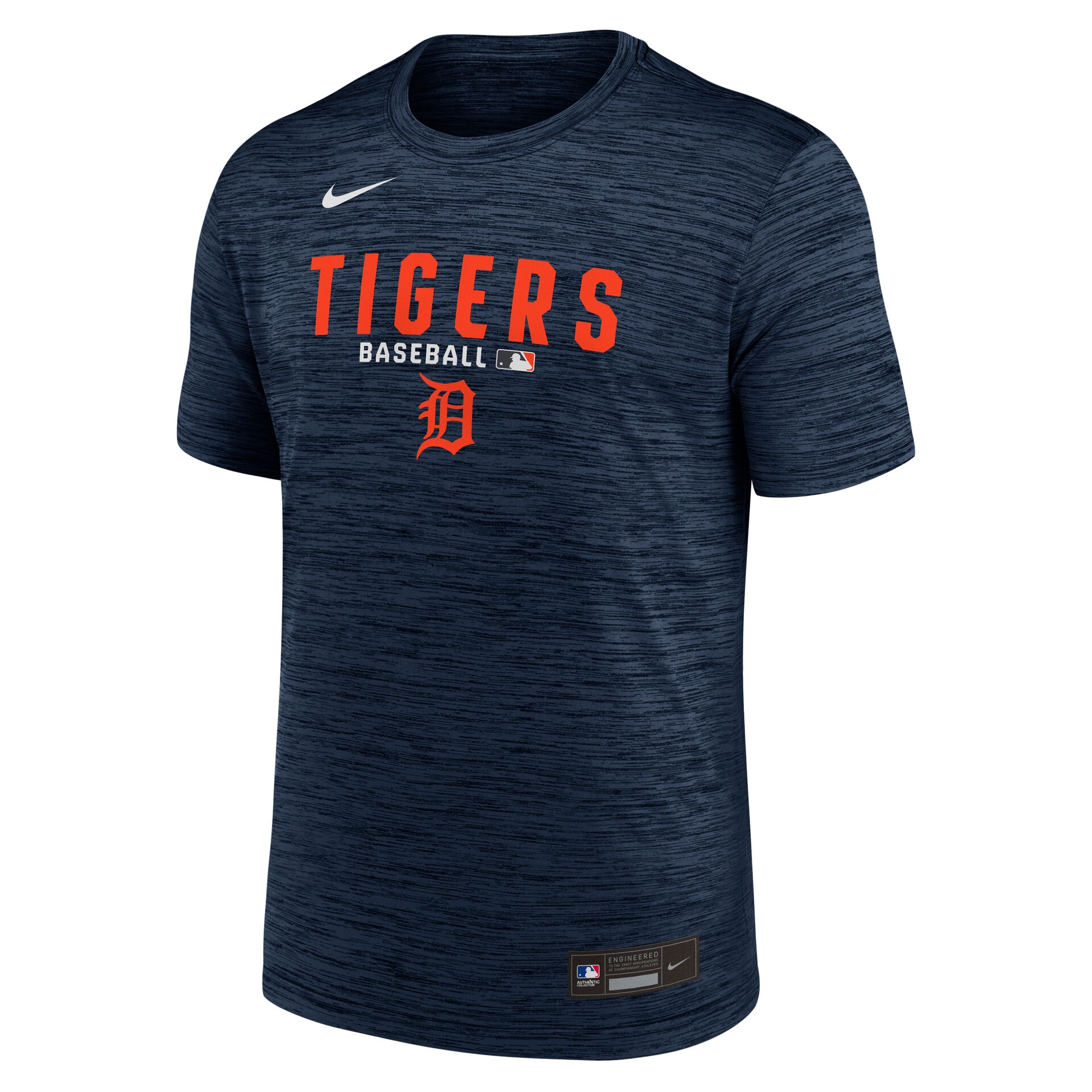Detroit Tigers 2026 MLB Authentic Velocity T-Shirt Navy