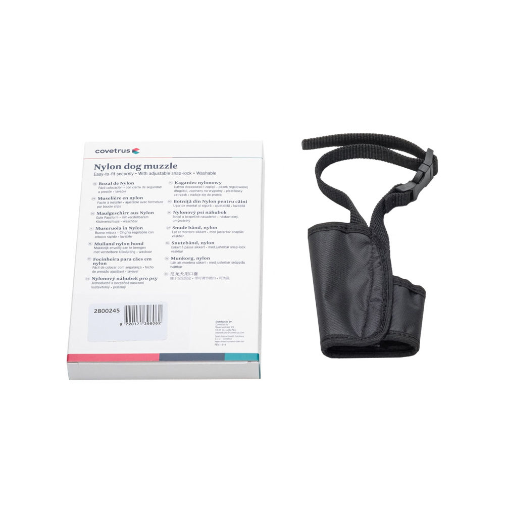 CVET Muzzle Nylon Black - Size 4