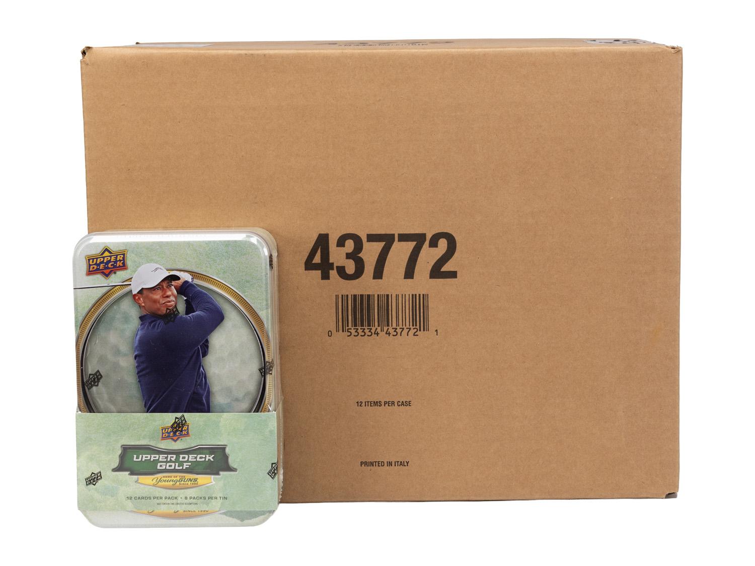 2026 Upper Deck Golf Tin (Box) Case (12 Ct.)