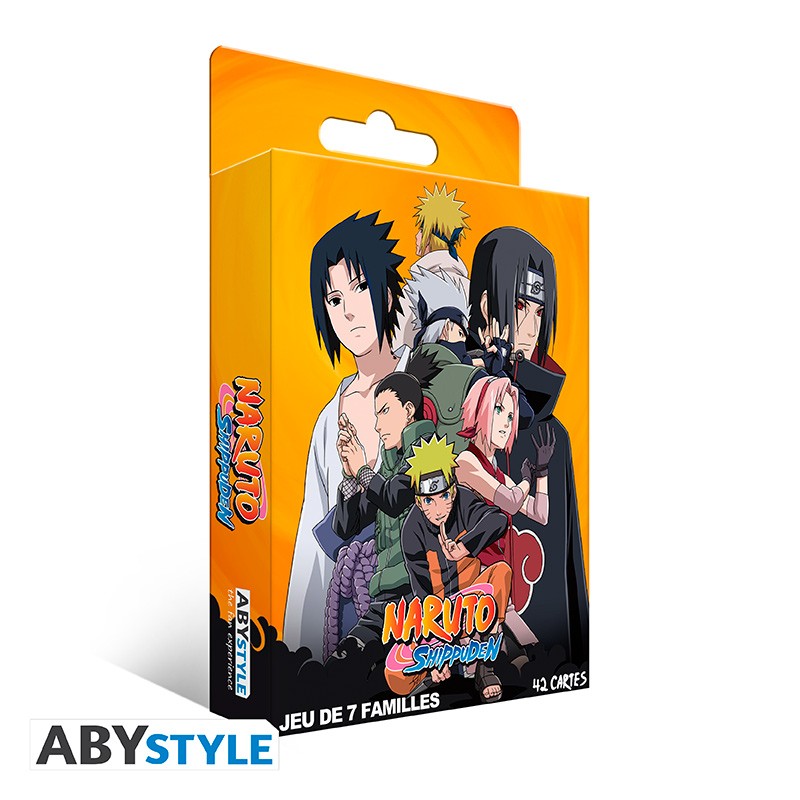 NARUTO SHIPPUDEN Happy Families card game Naruto Shippuden