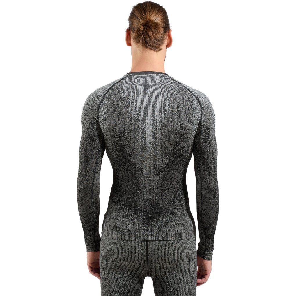 Odlo POW Blackcomb Crew Long-Sleeve Base Layer Top Men - black