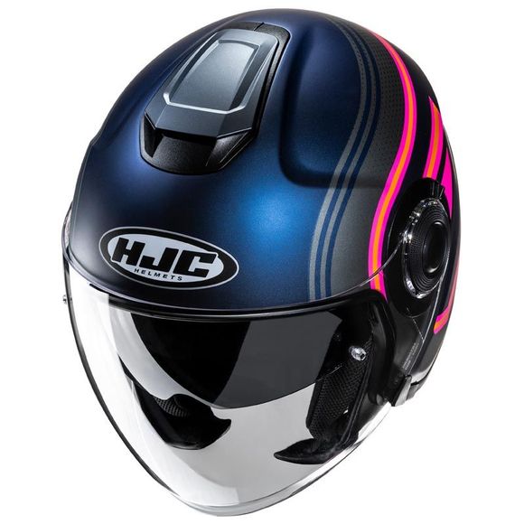 HJC I40N LINIA Jet Helmet - Pink / BlueRef: HJ1321