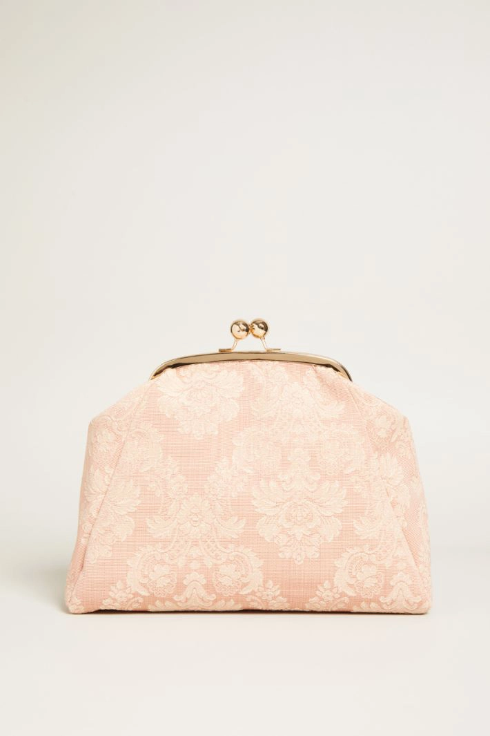 Damask effect clutch - PINK
