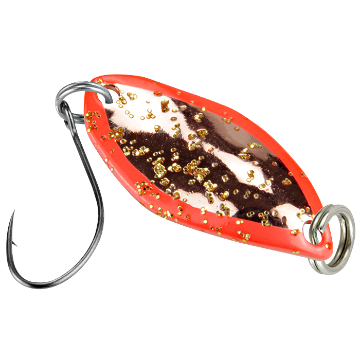 FTM Trout Spoon Fly (1.2 g, Red\/Copper Glitter UV)