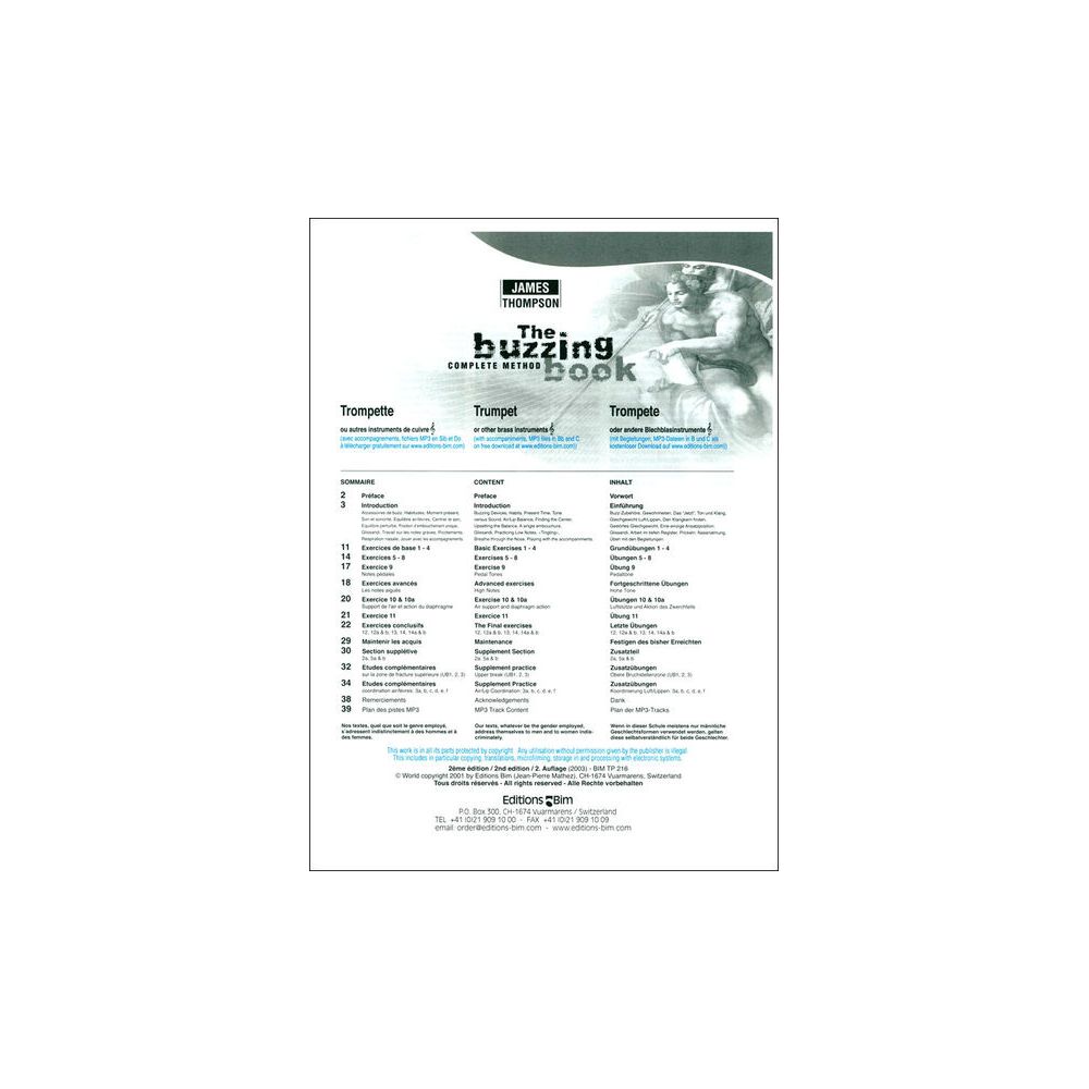 Editions Bim Buzzing Book Complete – Thomann Ireland