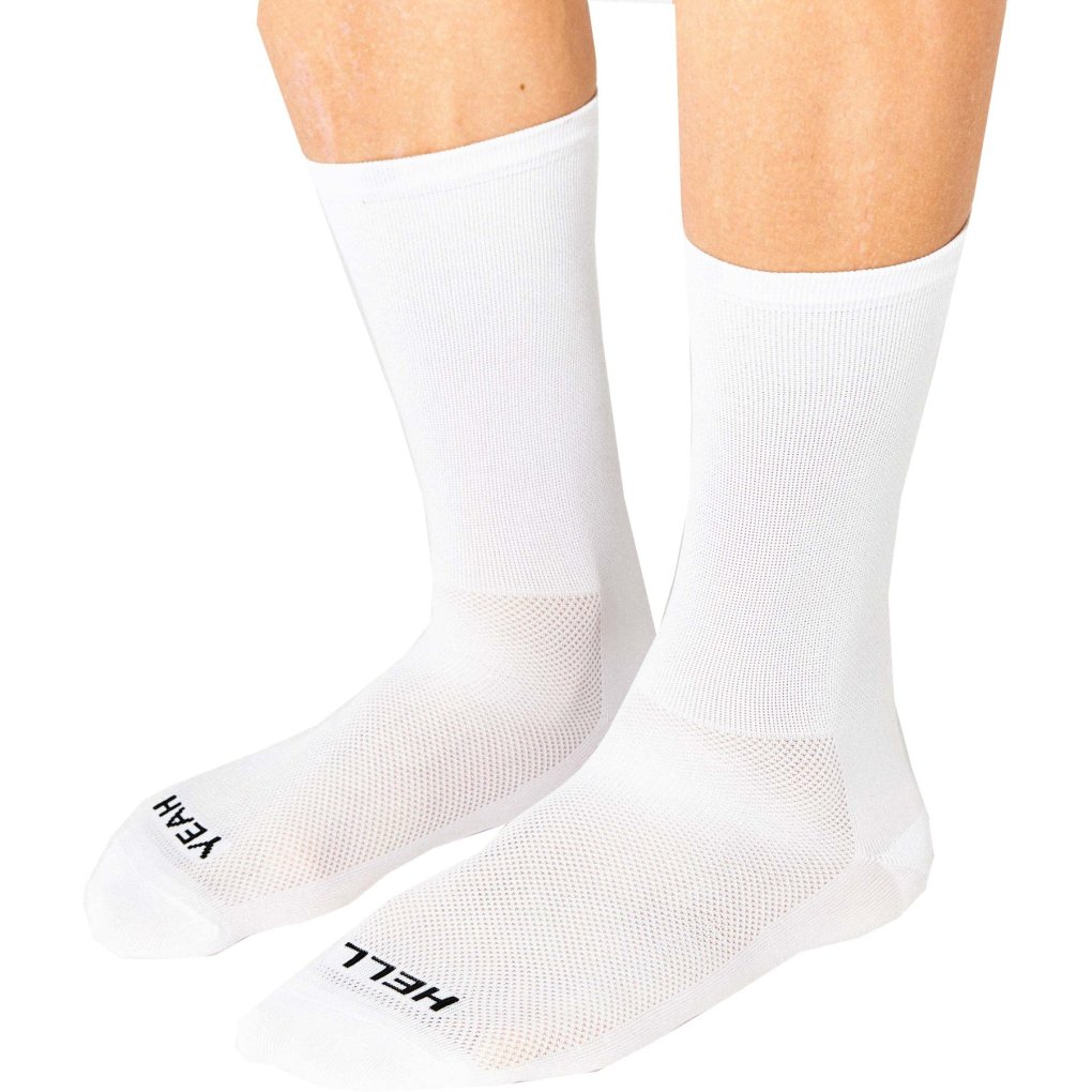 FINGERSCROSSED Hell Yeah 1.0 Cycling Socks - White #666