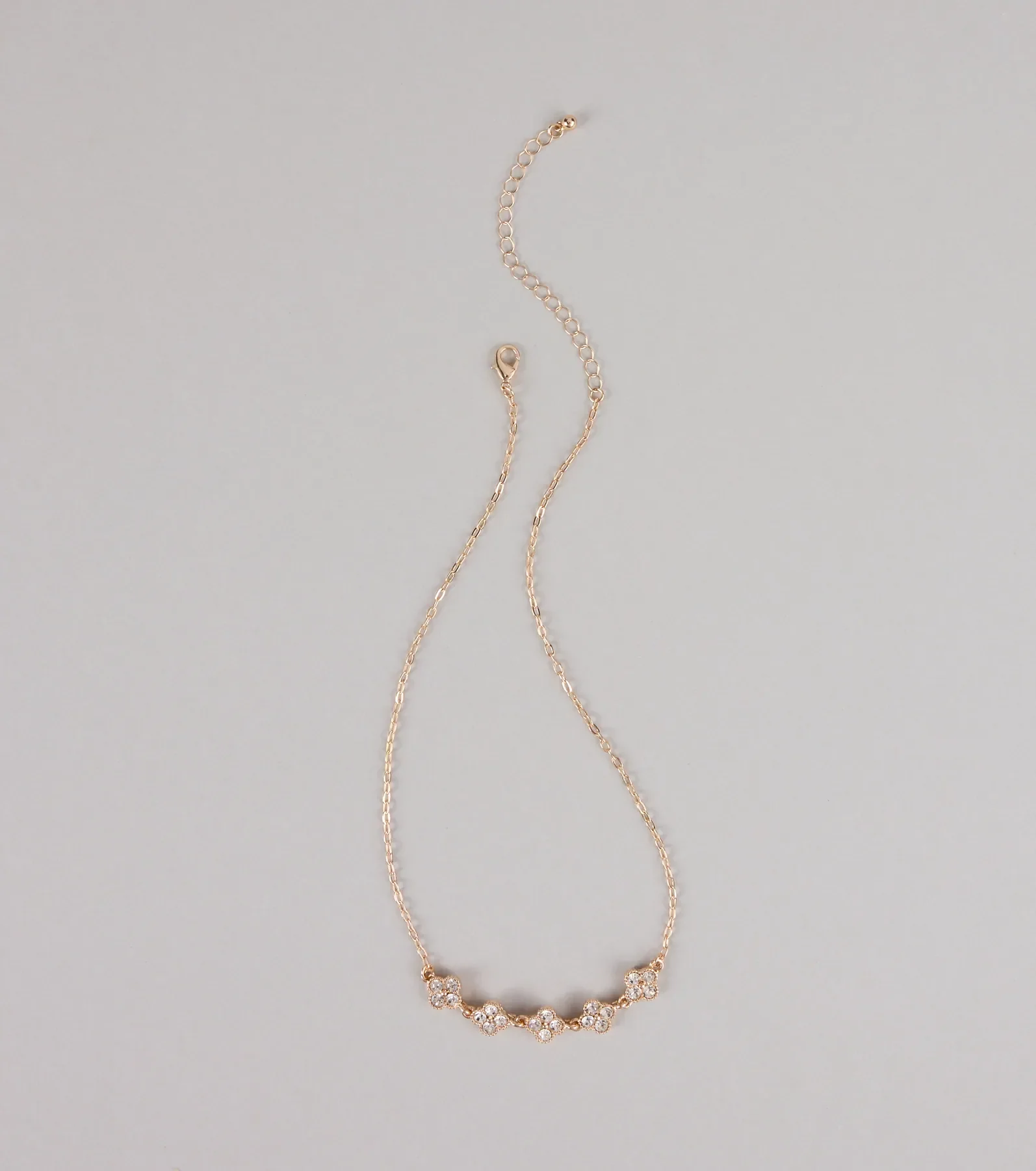 Lucky Girl Energy Clover Charm Necklace