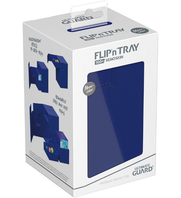 Ultimate Guard Flip'n'Tray Deck Case 100+ XenoSkin Monocolor - Blue