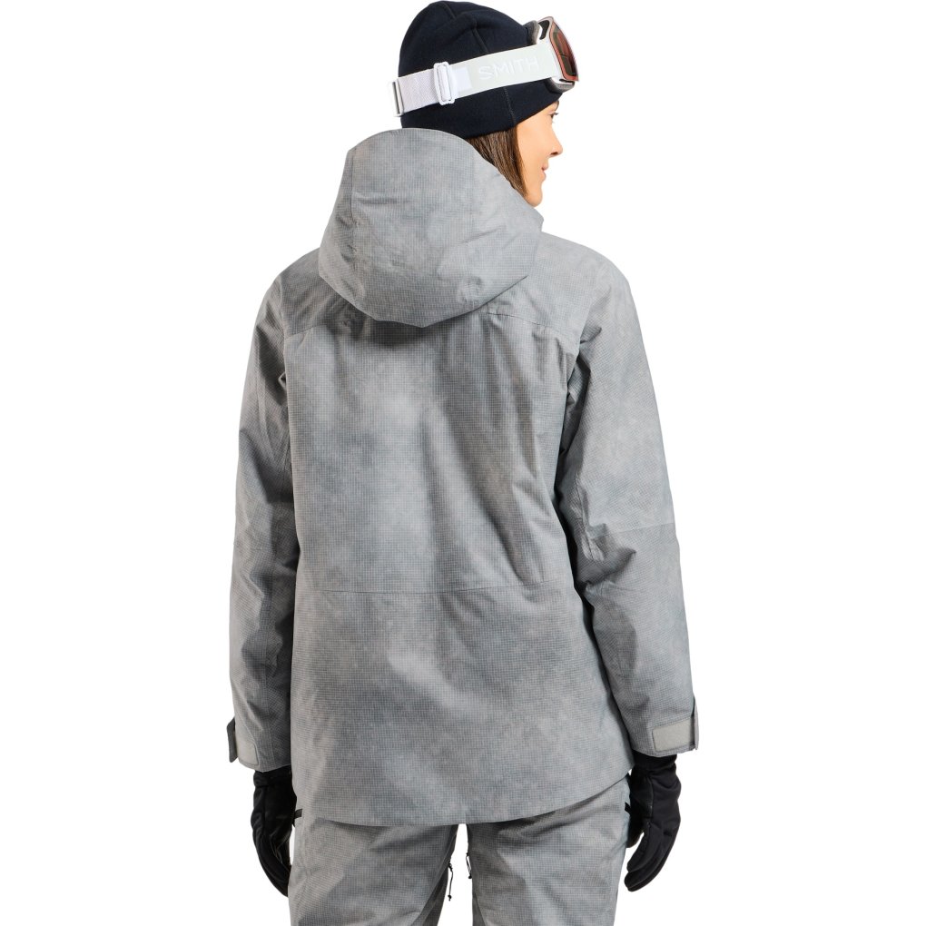 Odlo X Pow Collective Voices Insulated Ski Jacket Women - odlo silver grey