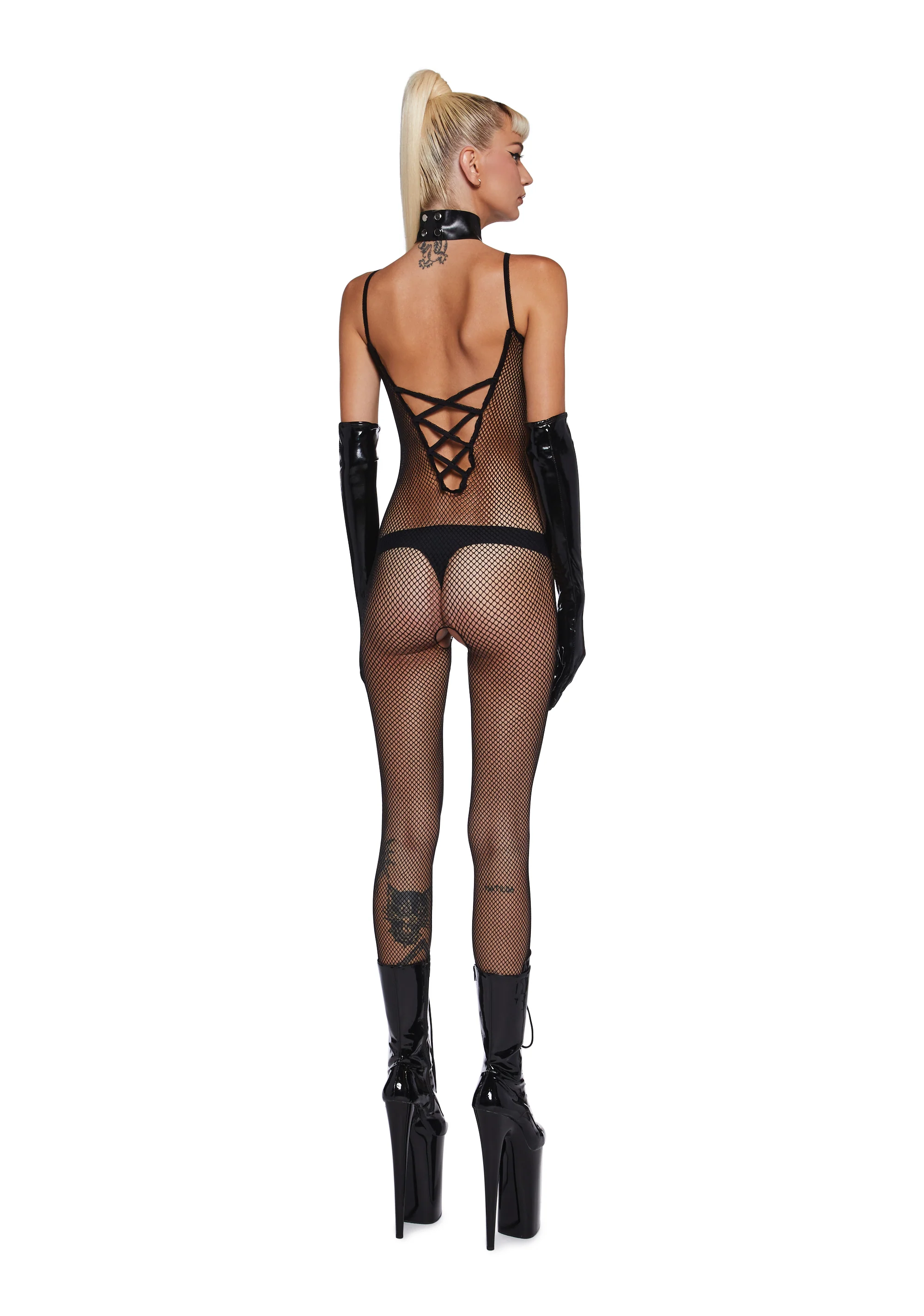 Out Of Luck Fishnet Body Stocking