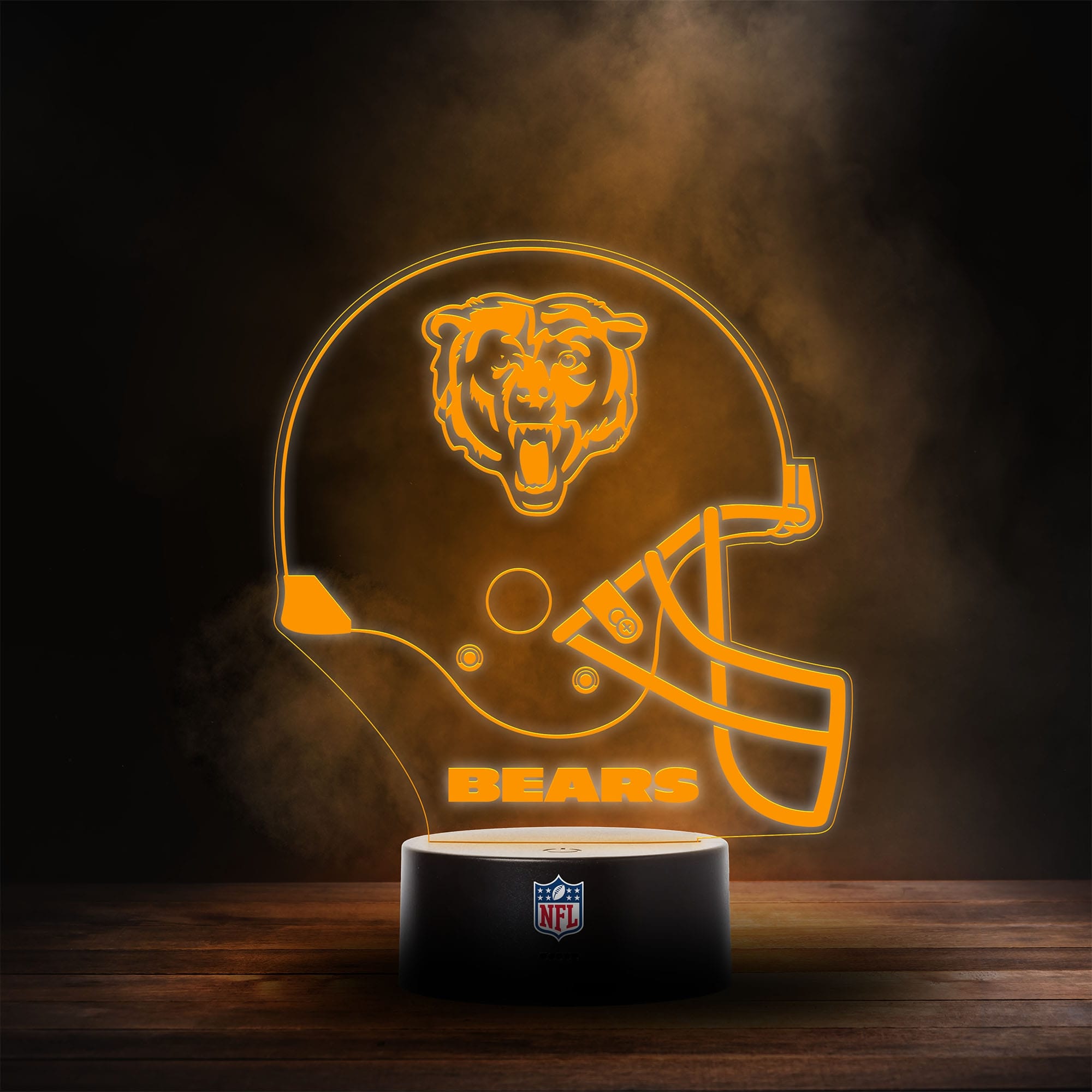 Chicago Bears NFL Helmet LED Sign