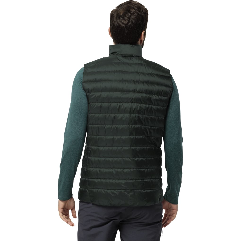 Jack Wolfskin Pilvi Down Vest Men - black olive