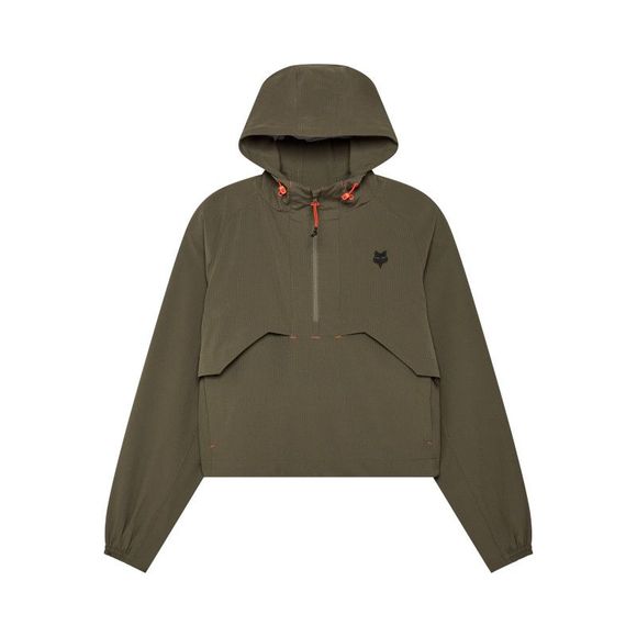 Woman Windbreaker Fox Survivalist Jacket - GreenRef: FX5299