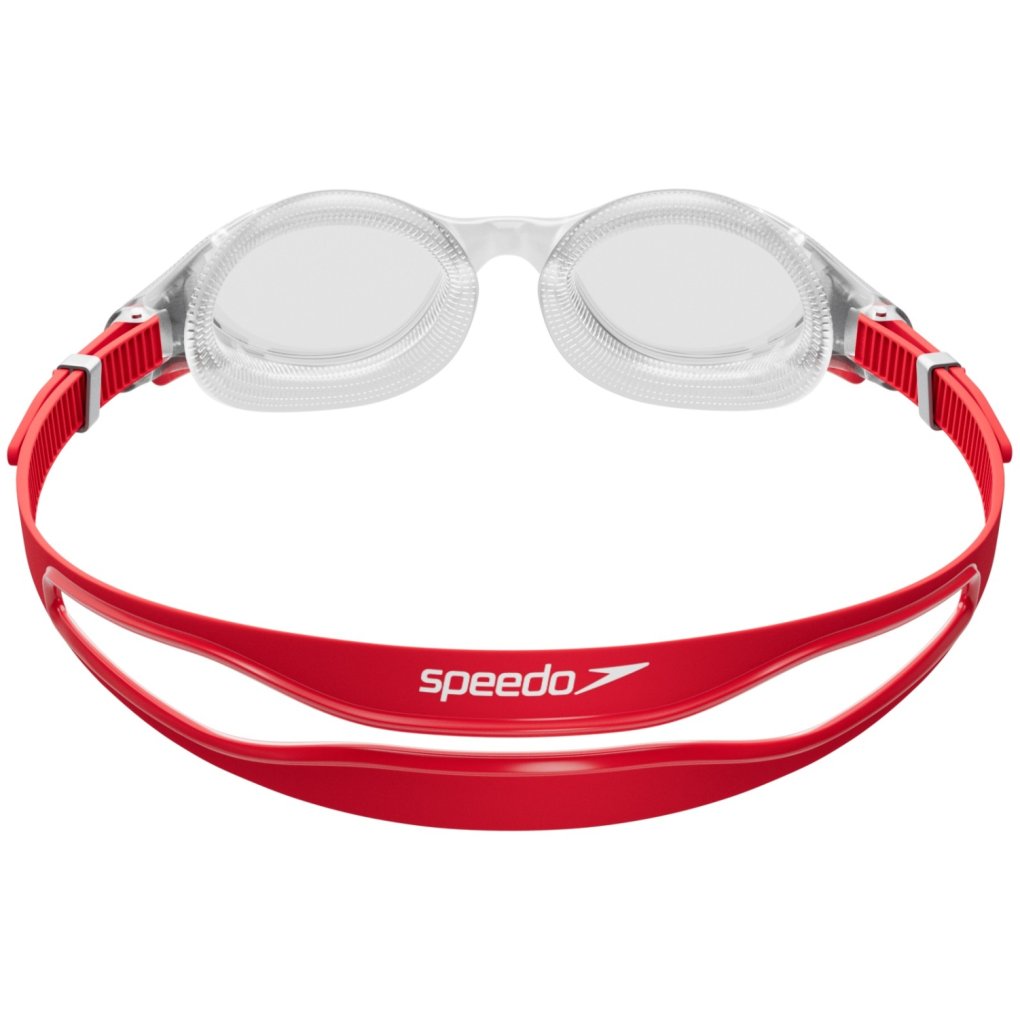Speedo Futura Biofuse Flexiseal Swimming Goggle - fed red/silver/clear