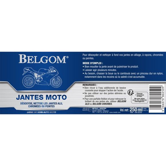 Universal Belgom 250 ml rims cleanerRef: bo0003 / be02