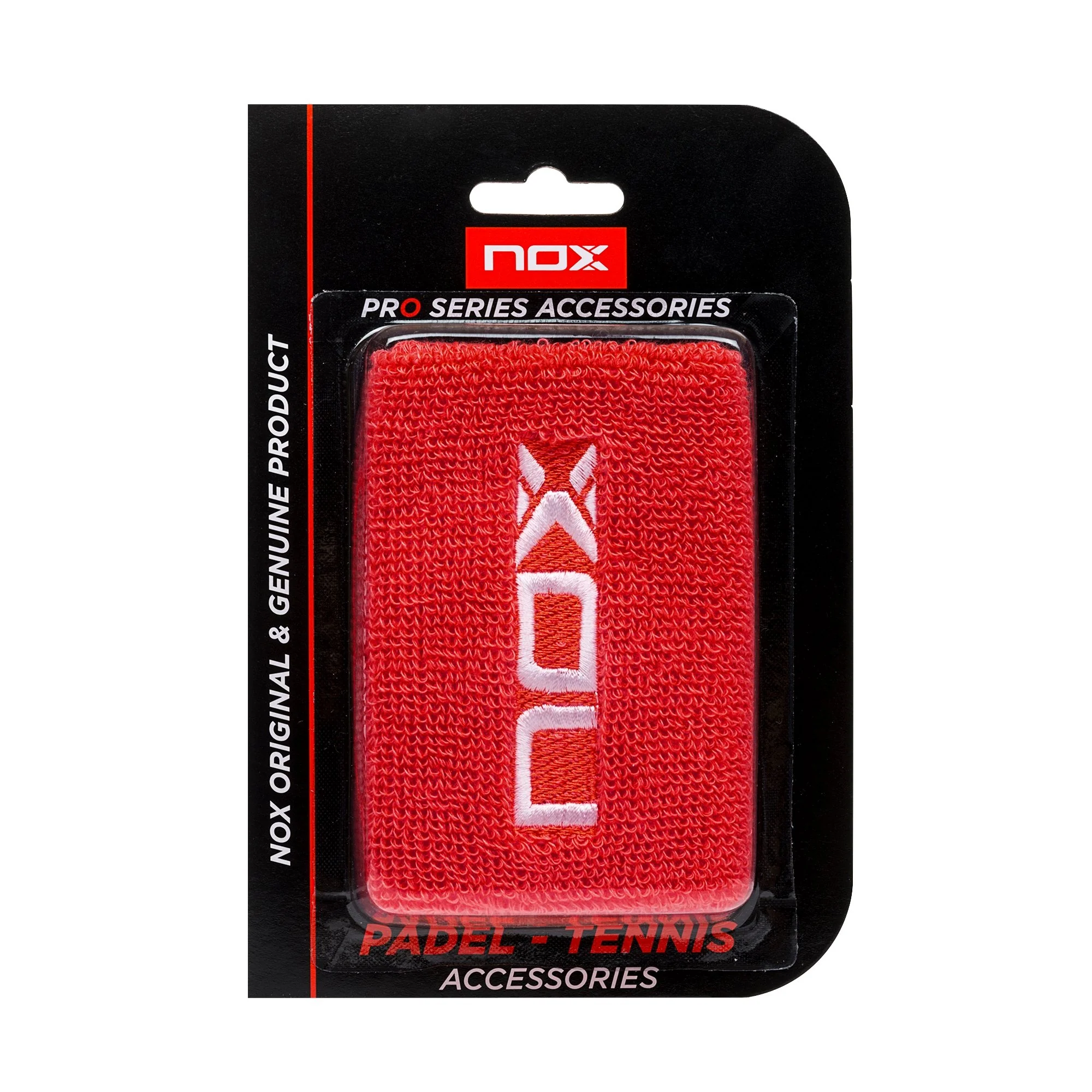 NOX sport wristbands red/white