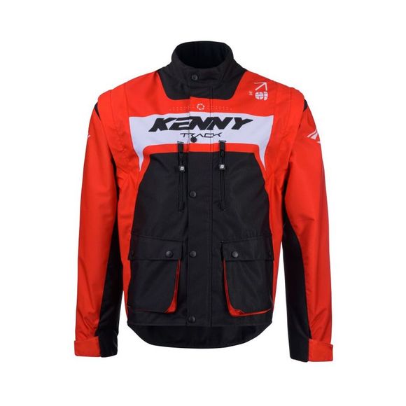Kenny Track 2025 enduro jacket - Black / RedRef: KE2409